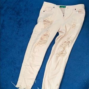 Signature8 Pink Ripped Jeans